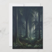 Donker bos bij Twilight Sweet 16 Kaart (Achterkant)