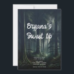 Donker bos bij Twilight Sweet 16 Kaart<br><div class="desc">Pas elke manier aan die u wilt.</div>