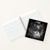 Donker bos | Bosbomen Snowy Spiral Notitieboek (Binnen)