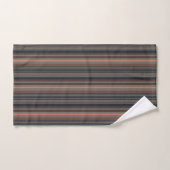 Donker bos bosland strepenontwerp bad handdoek (Handdoek)