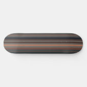 Donker bos bosland strepenontwerp persoonlijk skateboard (Horizontaal)
