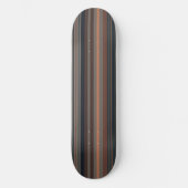 Donker bos bosland strepenontwerp persoonlijk skateboard (Voorkant)