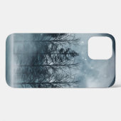 Donker bos. Grote donkere scène met bomen, grote m Case-Mate iPhone Case (Achterkant (horizontaal))