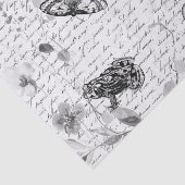 Donker bos Kikker Vloeibare bloem ontkoppelen Tissuepapier (Detail)