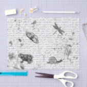 Donker bos Kikker Vloeibare bloem ontkoppelen Tissuepapier (Craft)