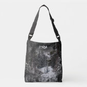 Donker bos | Snowy Forest Canvas tas (Voorkant)