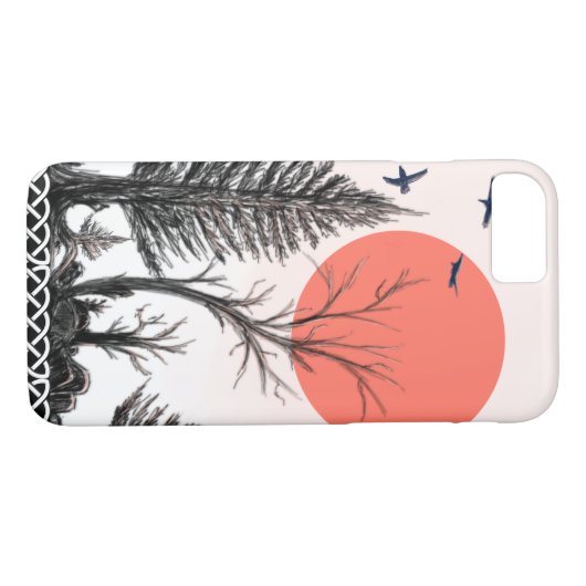 donker bosgeval Case-Mate iPhone case (Achterkant (Horizontaal))