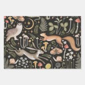 Donker bosomslagpapier inpakpapier vel (Voorkant 3)