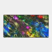 Donker Briljant Psychedelic Custom Desk Mat (Voorkant)