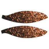 Donker brons faux glitter sprankelt bling basketbal (Panelen)