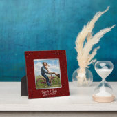 Donker Burgundyrood Breed Lis Foto Fotoplaat (Insitu)
