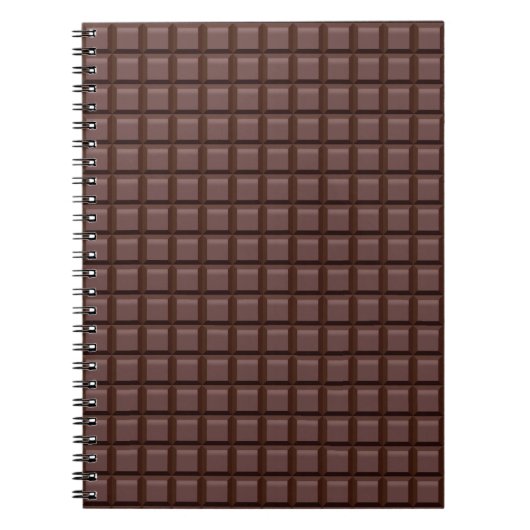 Donker chocolate notitieboek (Voorkant)
