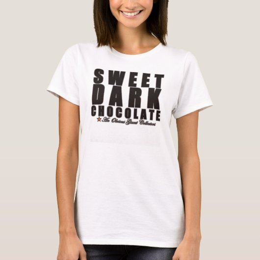 Donker chocolate t-shirt (Voorkant)