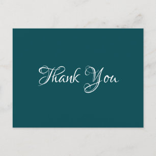 Donker Cyaan Chic Event huwelijkscadeau Budget Dan Briefkaart