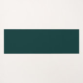 Donker Cyaan Kleurenpalet Moderne Douane Yogamat (Achterkant (horizontaal))