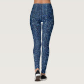 Donker denim leggings (Achterkant)