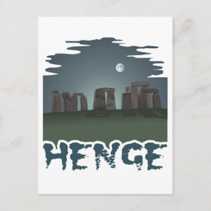 Donker door mysterieus moonlight: Stonehenge Briefkaart