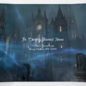 Donker & Droog Nacht Halloween Party Drieluik Uitnodiging (Binnenkant midden)