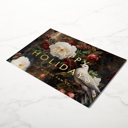 Donker Elegant  Prettige feestdagen Minimalistisch (Gedraaid)