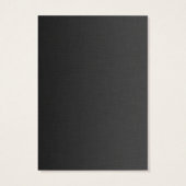 Donker Elegant Swirl Bloemen Oorbel Kaarten Visitekaartjes (Achterkant)