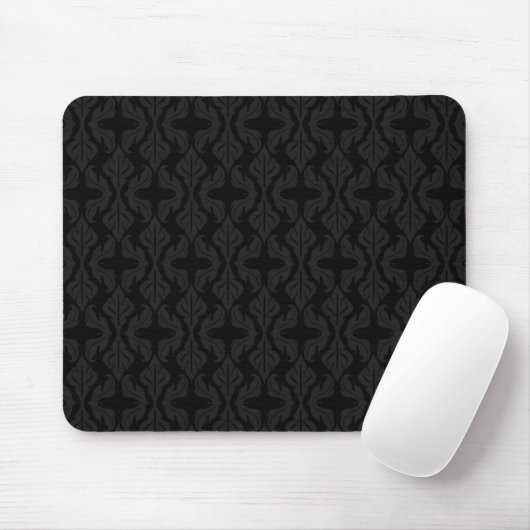 Donker & Elegent patroon Mousepad Muismat (Met muis)