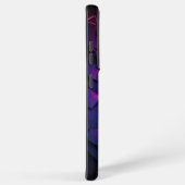 Donker en blauw abstract samsung galaxy hoesje (Rechterkant)