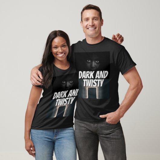 donker en bochtig t-shirt (Unisex)