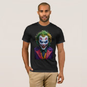 Donker en boeiend Joker Portret T-Shirt Ontwerp (Voorkant volledig)