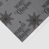 Donker en Gotisch Kerst Tissue Papier (Detail)