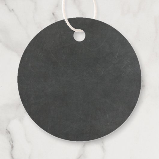 Donker en Goud Bloemen Liefde is Zoete Bruiloft Bedankjes Labels (Achterkant)