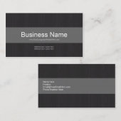Donker en grijs professioneel Visitekaartje (Voorkant / Achterkant)