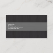 Donker en grijs professioneel Visitekaartje (Achterkant)