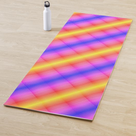 Donker en helder yogamat (In situ)