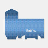 Donker en licht blauw bedankdoosjes (Uitgevouwen)