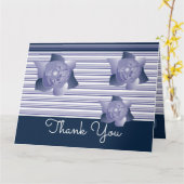 Donker en licht blauw kaart (Gele Bloem)