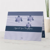 Donker en licht blauw kaart (Achterkant)