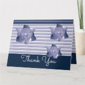 Donker en licht blauw kaart (Voorkant)