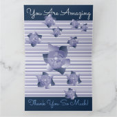 Donker en licht blauw kaart (Binnen)