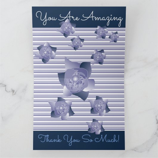 Donker en licht blauw kaart (Binnen)