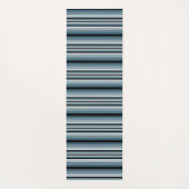 Donker en licht blauw yogamat (Achterkant)