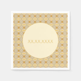 Donker en licht Gold gepatterd klein Servet