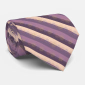 Donker en Licht Paarse Nieuwjaarsvuurwerk Stropdas (Opgerold)