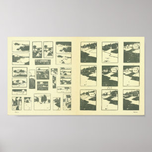 Donker en licht poster