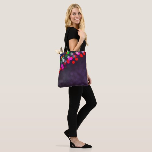 Donker en licht tote bag (Op model)