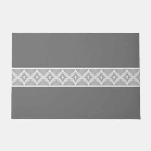 Donker en lichtgrijs deurmat (Voorkant)