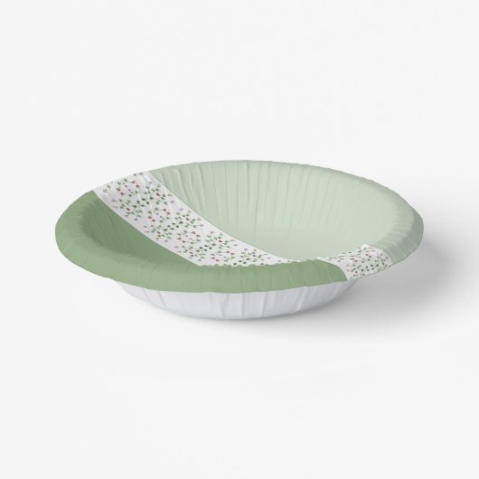 Donker en lichtgroen papieren kommen (Gebogen)