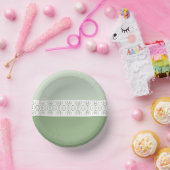 Donker en lichtgroen papieren kommen (Feest)