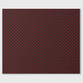 Donker en middelmatig rood poladopapier cadeaupapier (Vlak)