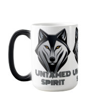 Donker en minimalistisch wolfontwerp met strakke l