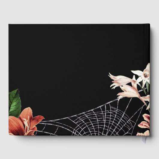 Donker en Moody bruiloft gastenboek (Achterkant)